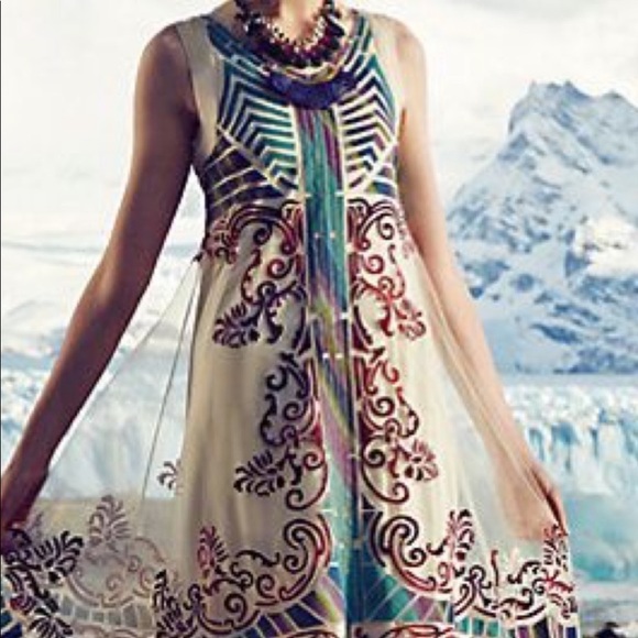 Anthropologie Geisha Designs Glacia Gown - Picture 4 of 4